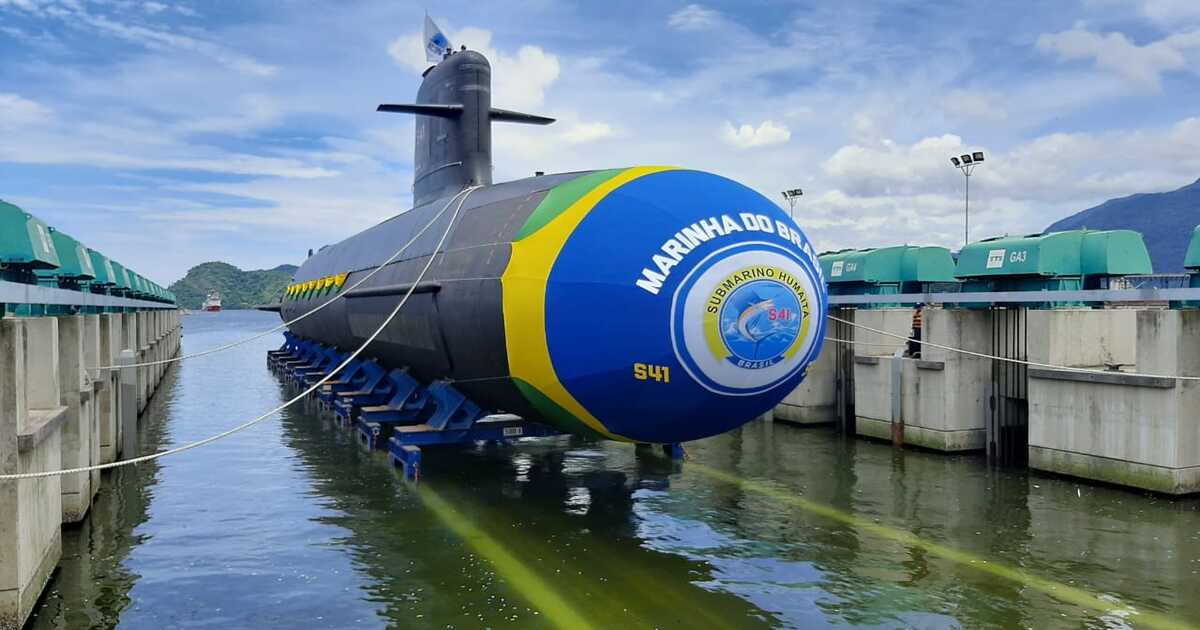 Le Brésil lance le troisième sous-marin de la classe Riachuelo