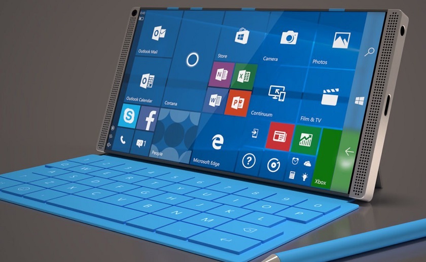 Microsoft патентует чехол-клавиатуру для нового смартфона
