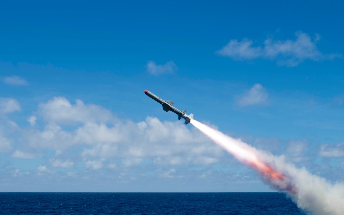 Taiwan receives a batch of Harpoon anti-ship missiles from the United States