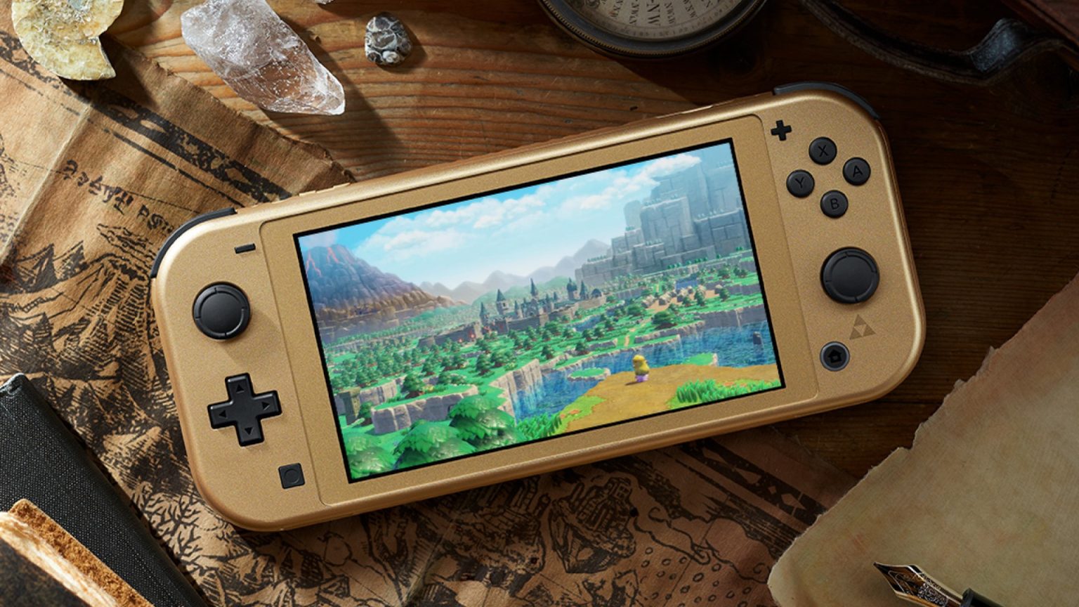 Nintendo unveils new special version of Switch Lite with Zelda theme