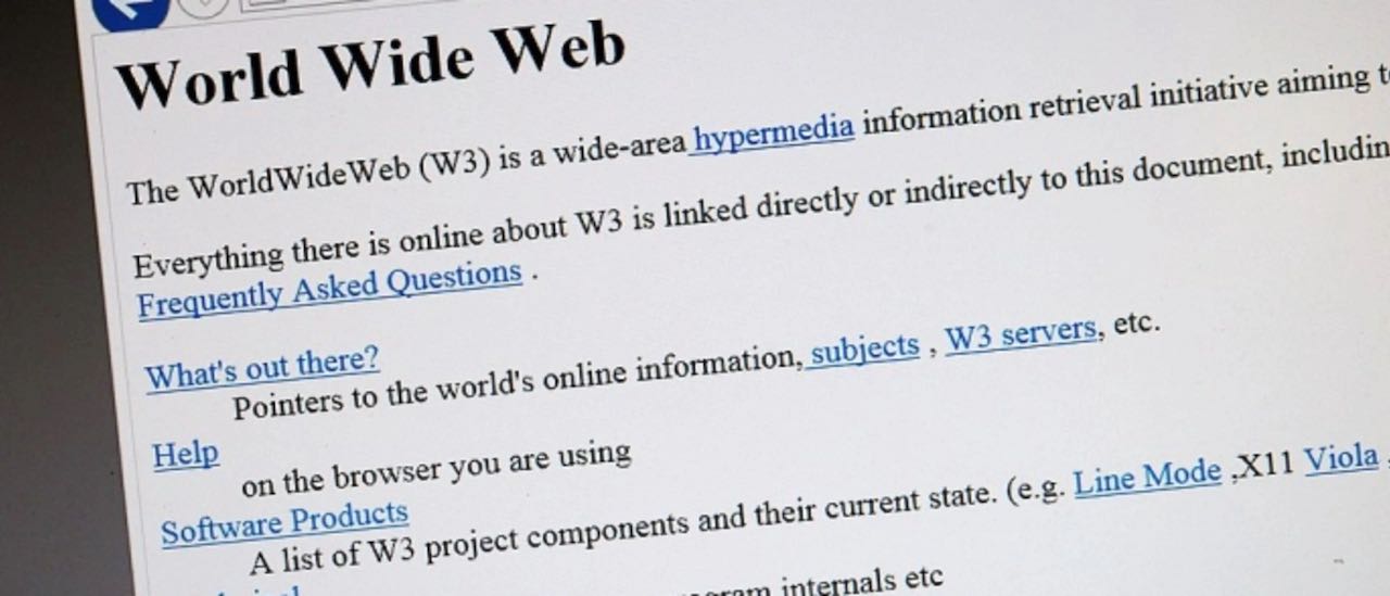 Pierwsza na świecie strona internetowa kończy 30 lat
