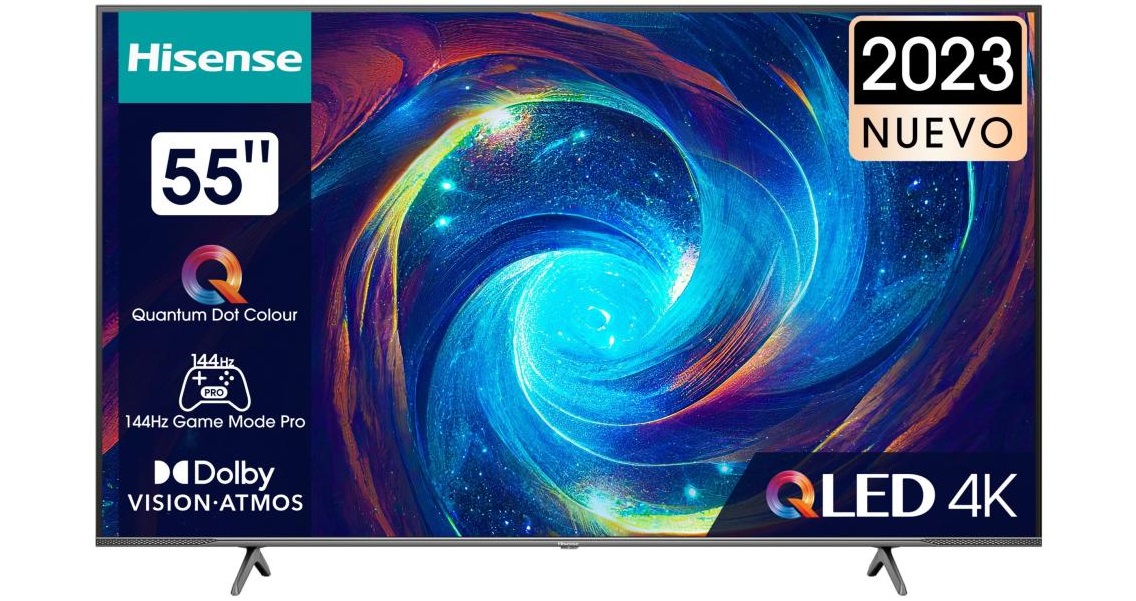 Hisense ha presentado un televisor QLED 4K UHD de 55-75" para juegos con frecuencia de refresco de 144 Hz y HDMI 2.1