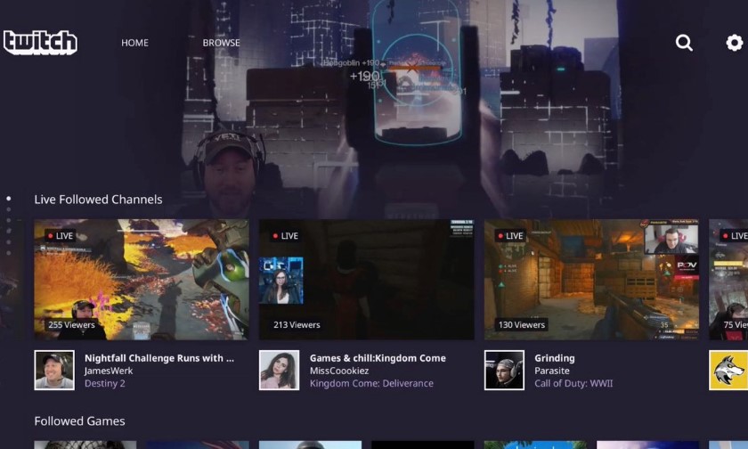 Twitch application for PS4 received updated design and PC-version capabilities