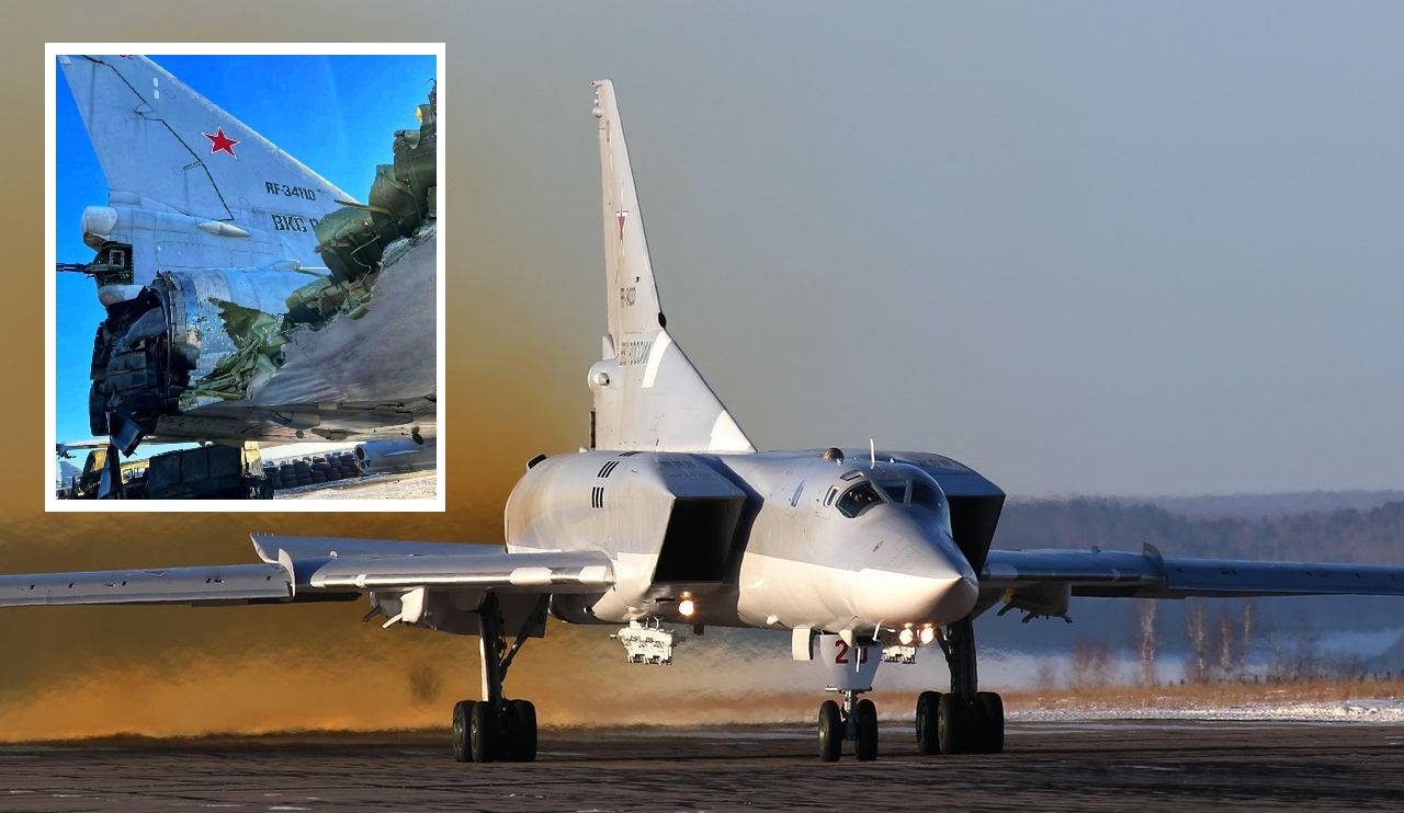 An unknown drone attacked another Russian airfield and damaged a Tu-22M3 strategic rocket bomber armed with an X-22 missile