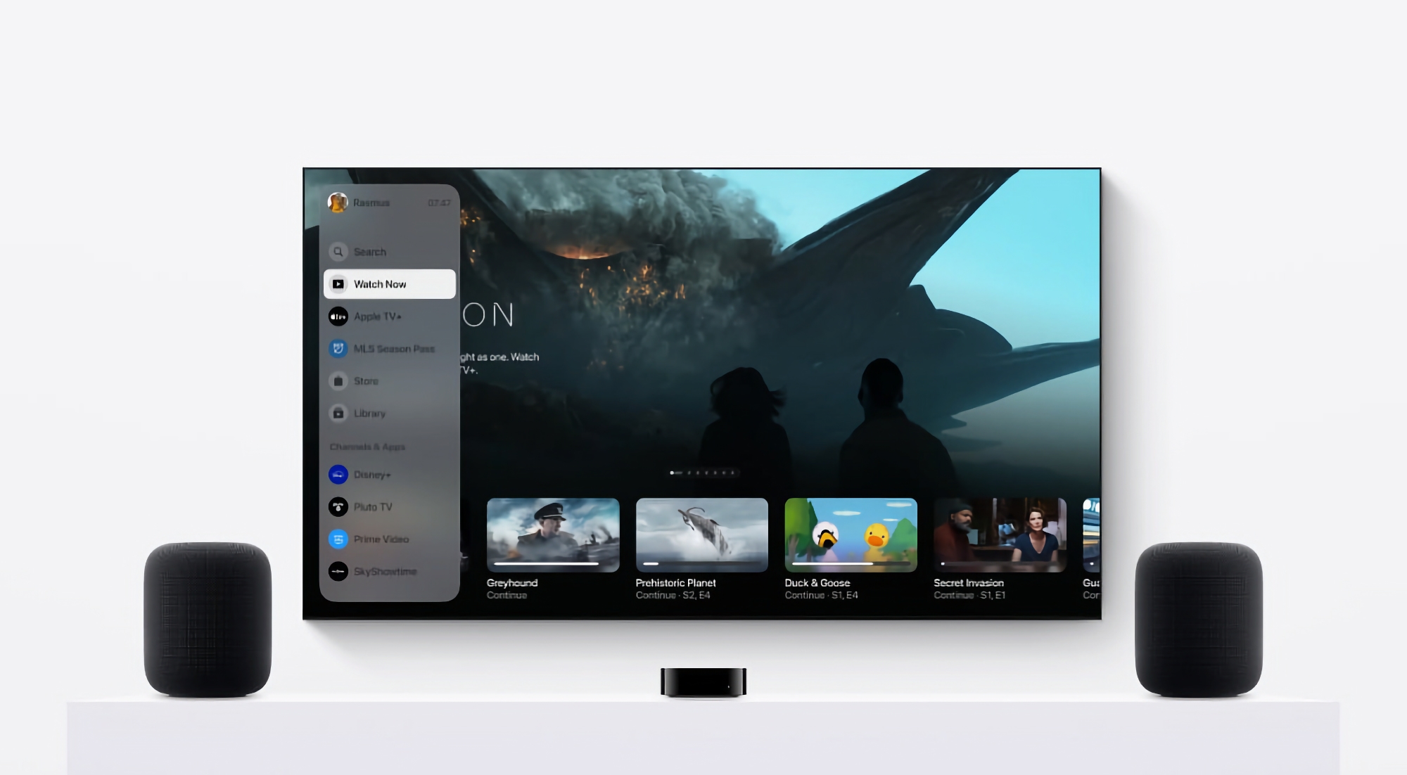Apple announced a stable version of tvOS 17.2 with an updated Apple TV app