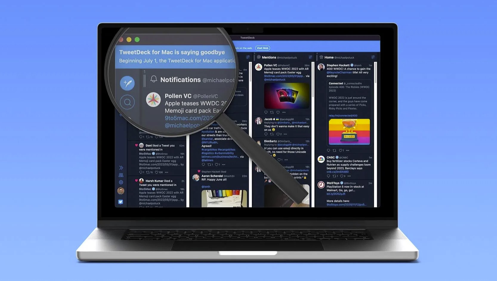 TweetDeck pour Mac se ferme le 1er juillet