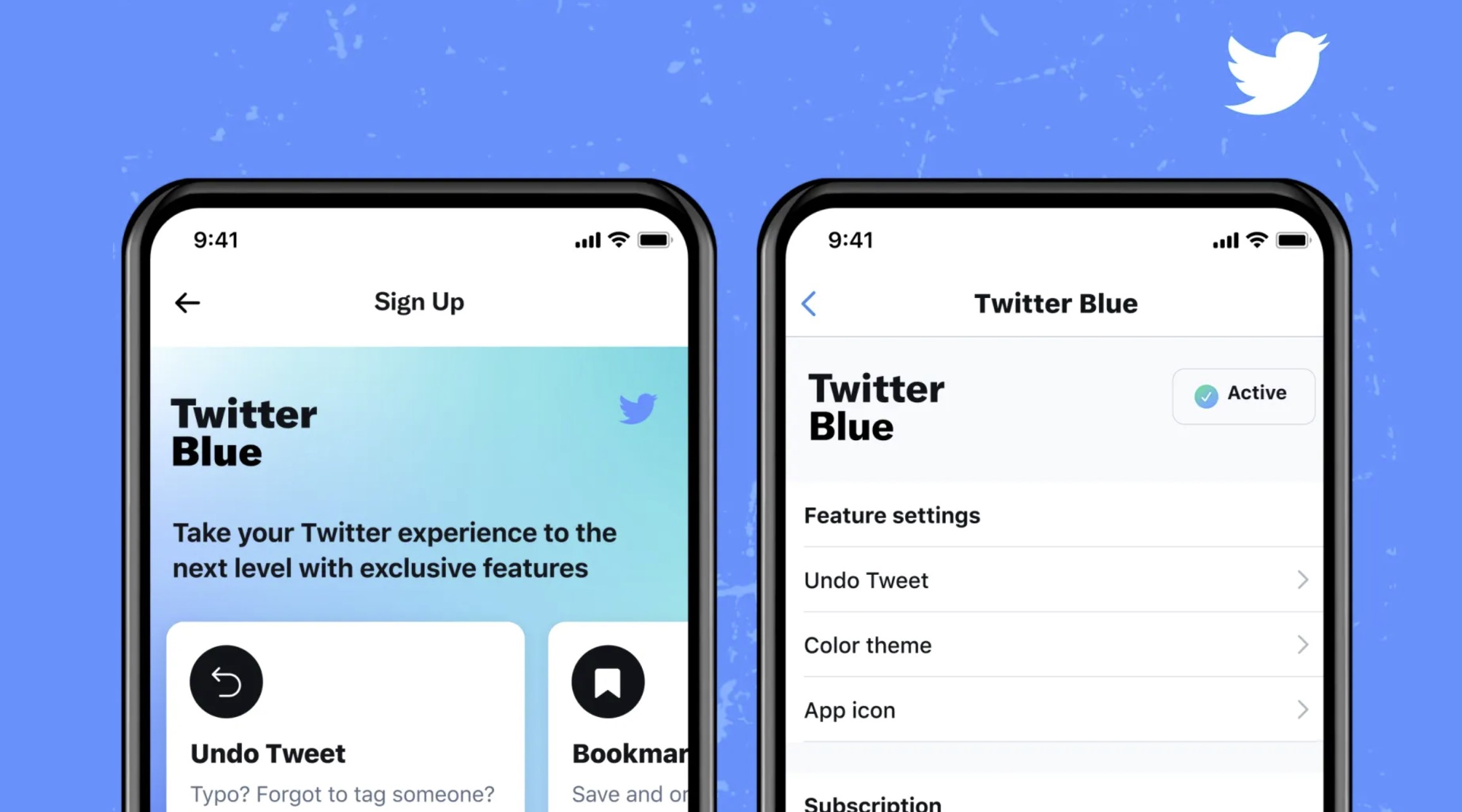 Twitter erhöht zum ersten Mal die Kosten für sein Blue-Abonnement