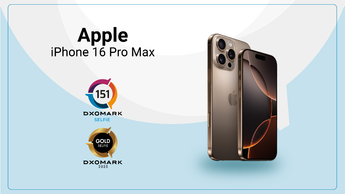 El mejor para selfies: el iPhone 16 Pro Max encabeza la clasificación de cámaras frontales de DxOMark