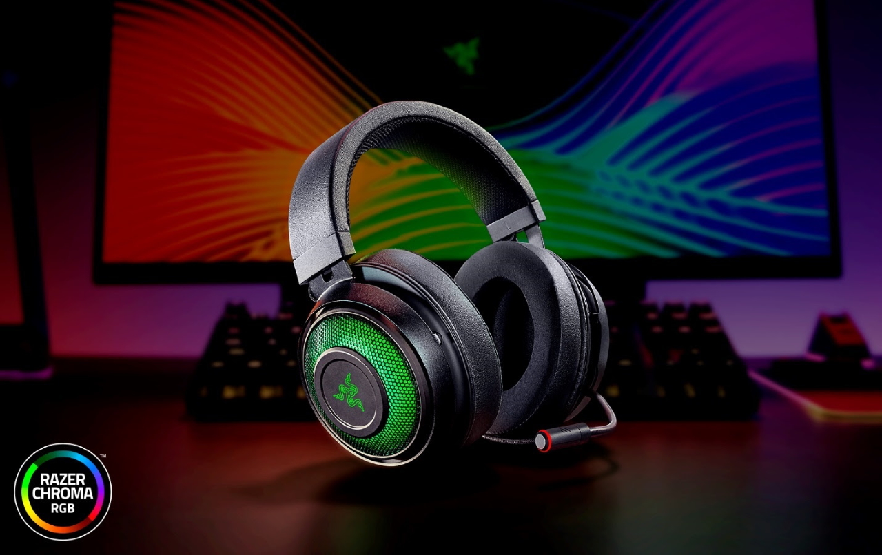 Razer Kraken Ultimate: zestaw słuchawkowy do gier z głośnikami 50 mm, aktywnym mikrofonem z redukcją szumów i ceną 130 USD