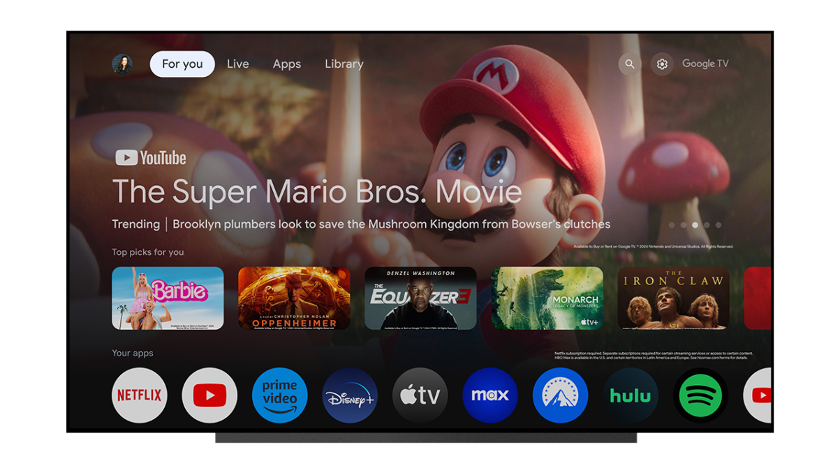 Google TV har fått en ny startskjerm med runde ikoner og mye mer