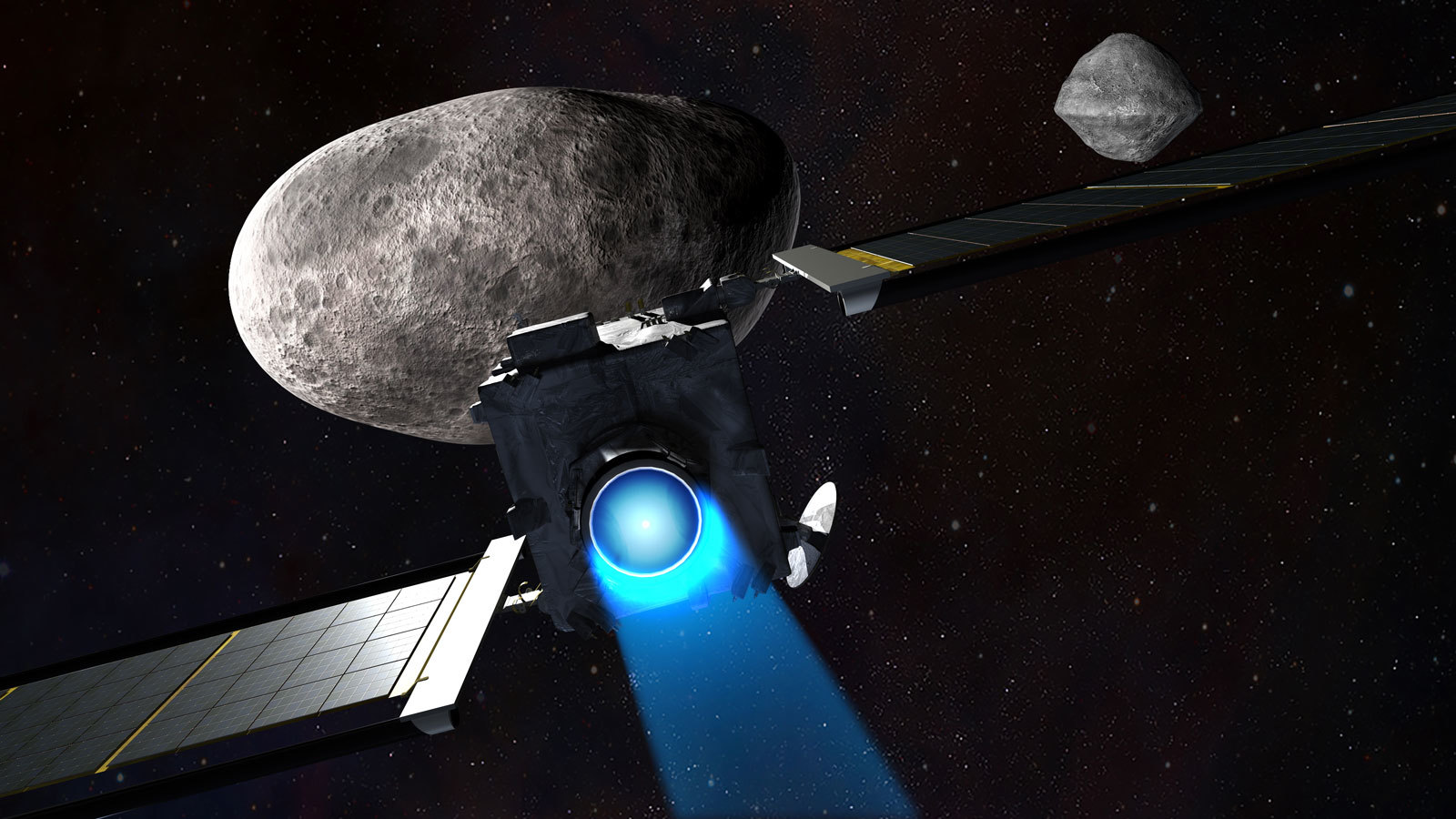 Следующей ночью зонд-камикадзе DART врежется в астероид, чтобы изменить его траекторию  за столкновением будут наблюдать телескопы James Webb, Hubble
