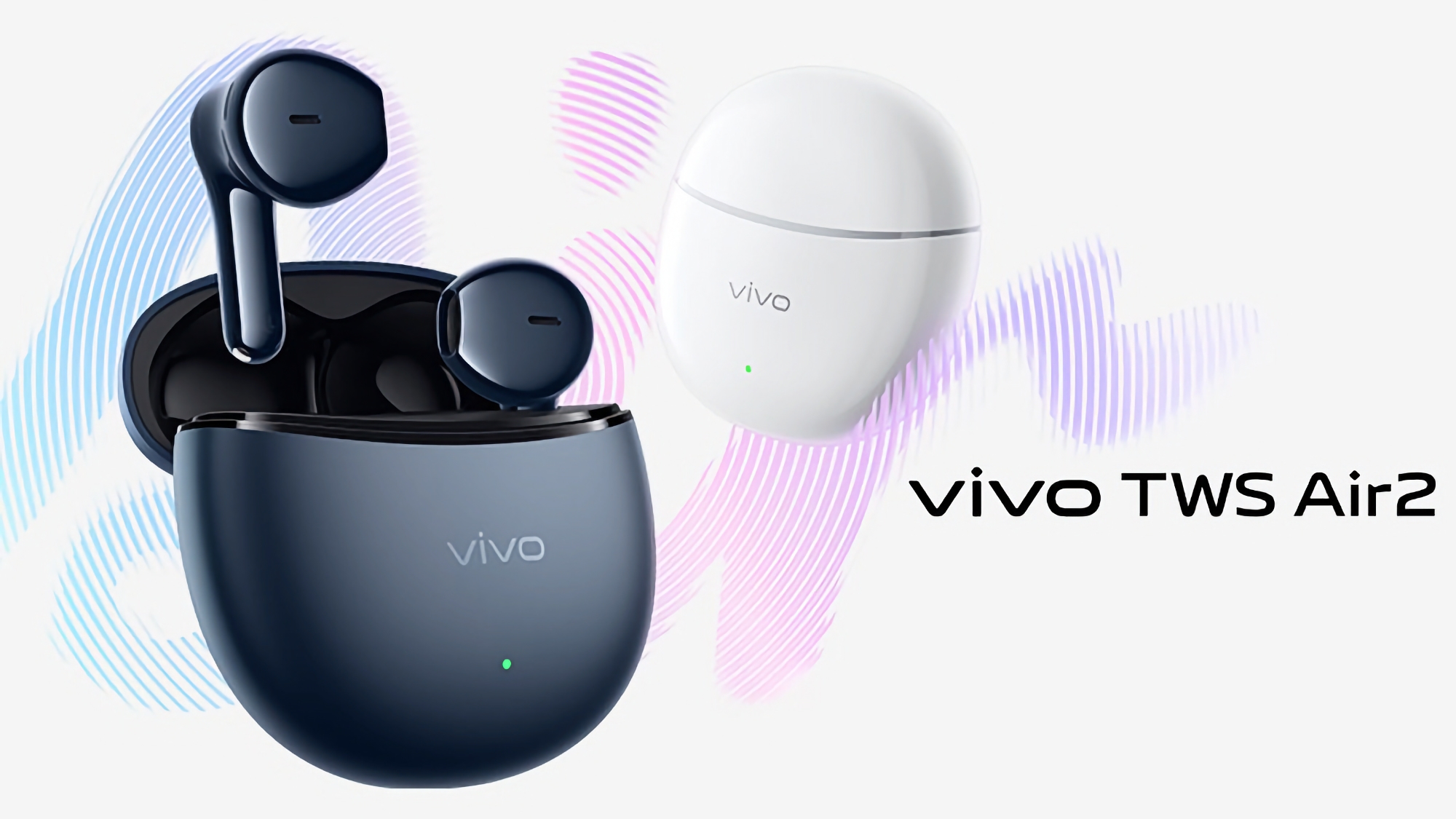vivo TWS Air 2: 14,2 mm høyttalerenheter, Bluetooth 5.3 og opptil 30 timers batteritid for 18 dollar.