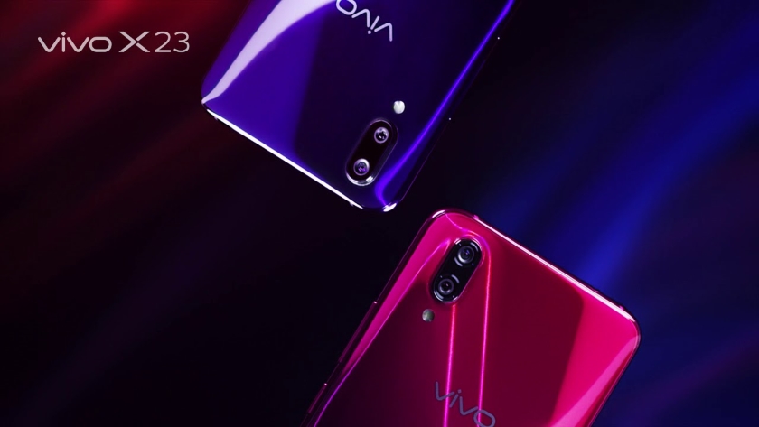 Vivo X23 с «каплевидным» вырезом и двойной камерой показался на фотографиях