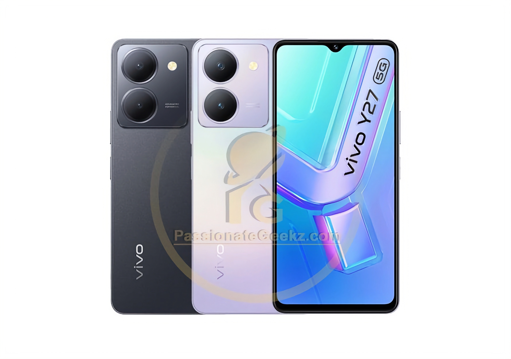 Here's what the vivo Y27 5G will look like: a smartphone with a MediaTek Dimensity 6020 chip and a 50 MP camera
