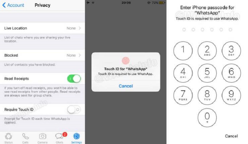 WhatsApp будет узнавать пользователей по лицу и отпечаткам пальцев