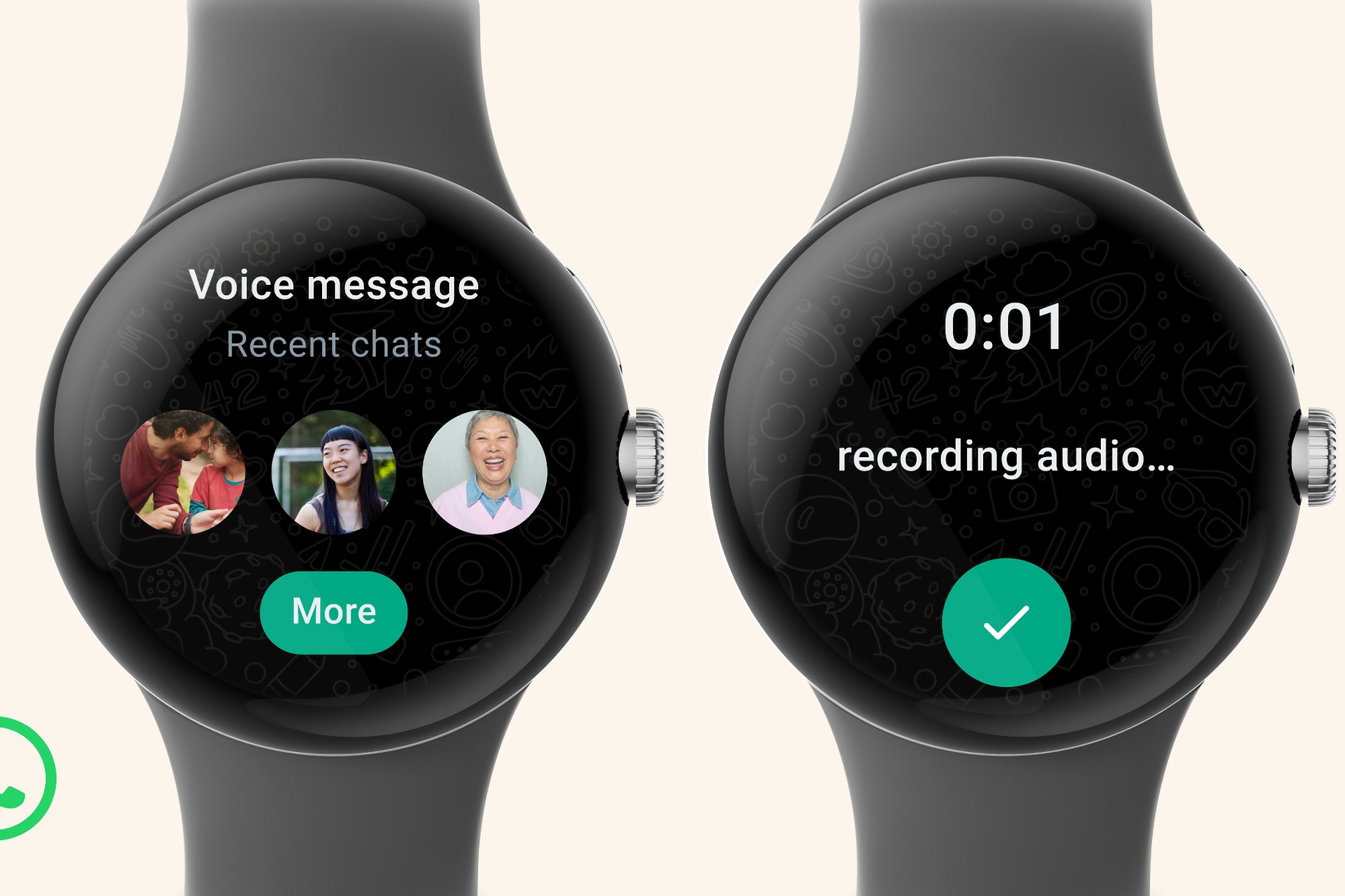 Es ist offiziell: WhatsApp ist jetzt auf Smartwatches mit Wear OS verfügbar