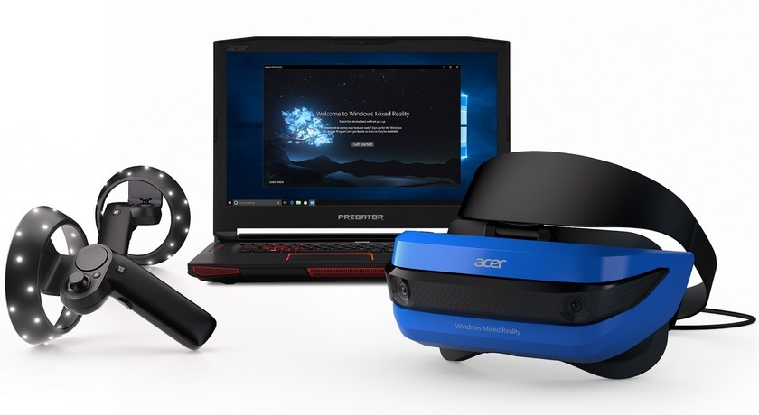 Build 2017: VR-шлемы Acer и HP для Windows Mixed Reality и контроллеры Microsoft
