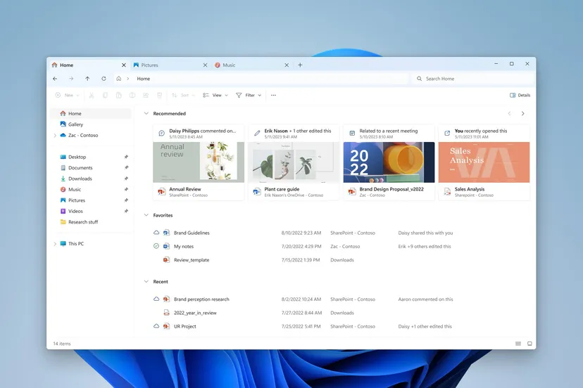 Microsoft tests new Windows build with updated Explorer