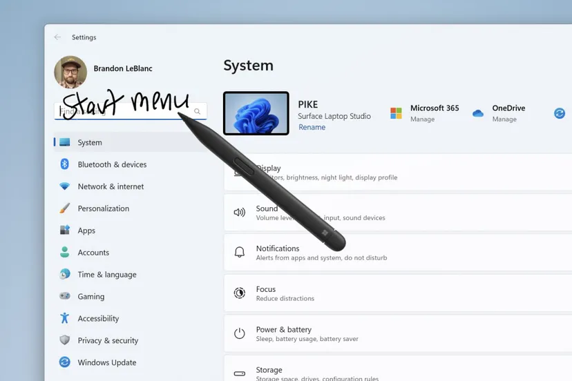 Microsoft sta testando una funzione aggiornata di Windows Ink che consentirà di inserire la scrittura a mano in qualsiasi punto del sistema