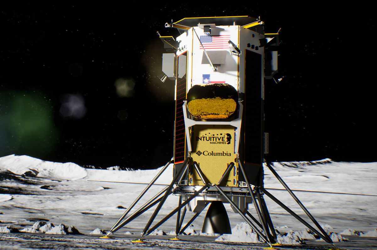 SLIM- og Odysseus-landingsfartøyene er inaktive i løpet av en måneskinnsnatt.