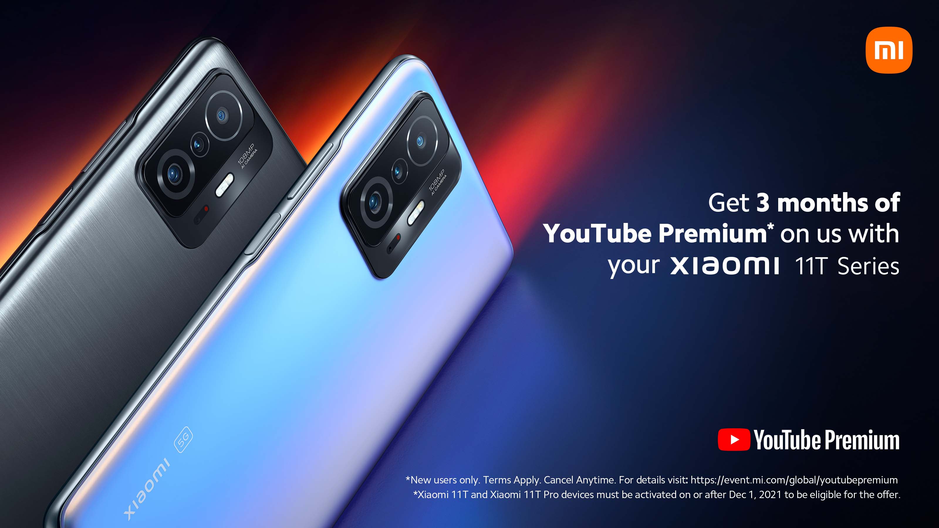 Xiaomi оголосила про співпрацю з YouTube: деякі смартфони безкоштовно отримають передплату YouTube Premium