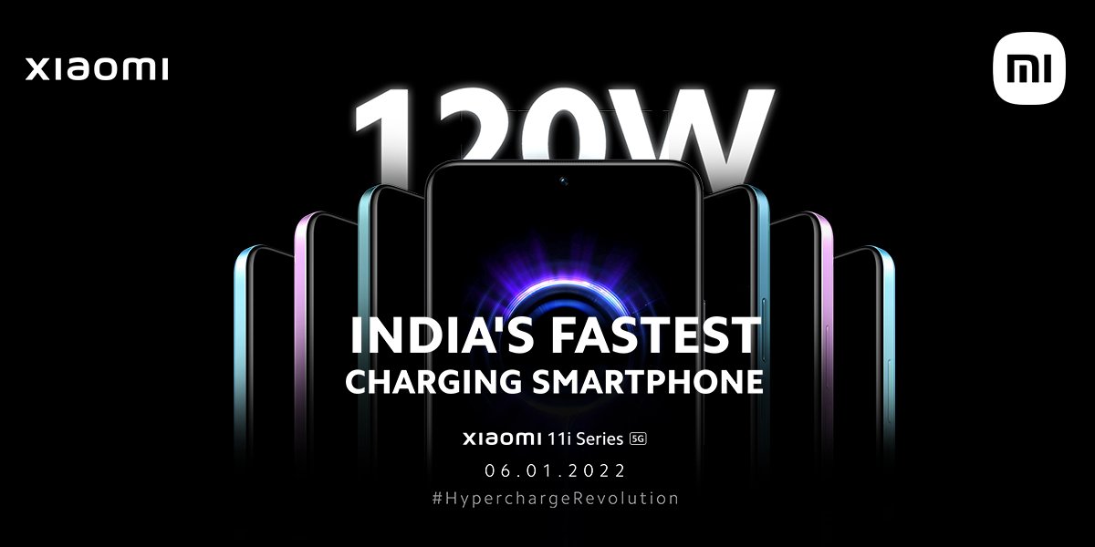 Xiaomi 11i Hypercharge with 120W charging will be presented on January 6, 2022