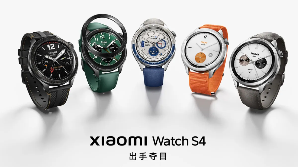 Xiaomi launches Watch S4 with interchangeable bezels and gesture control