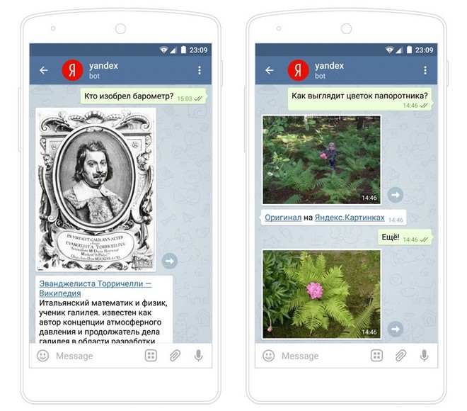 Бот «Яндекса» в Telegram ответит на все вопросы
