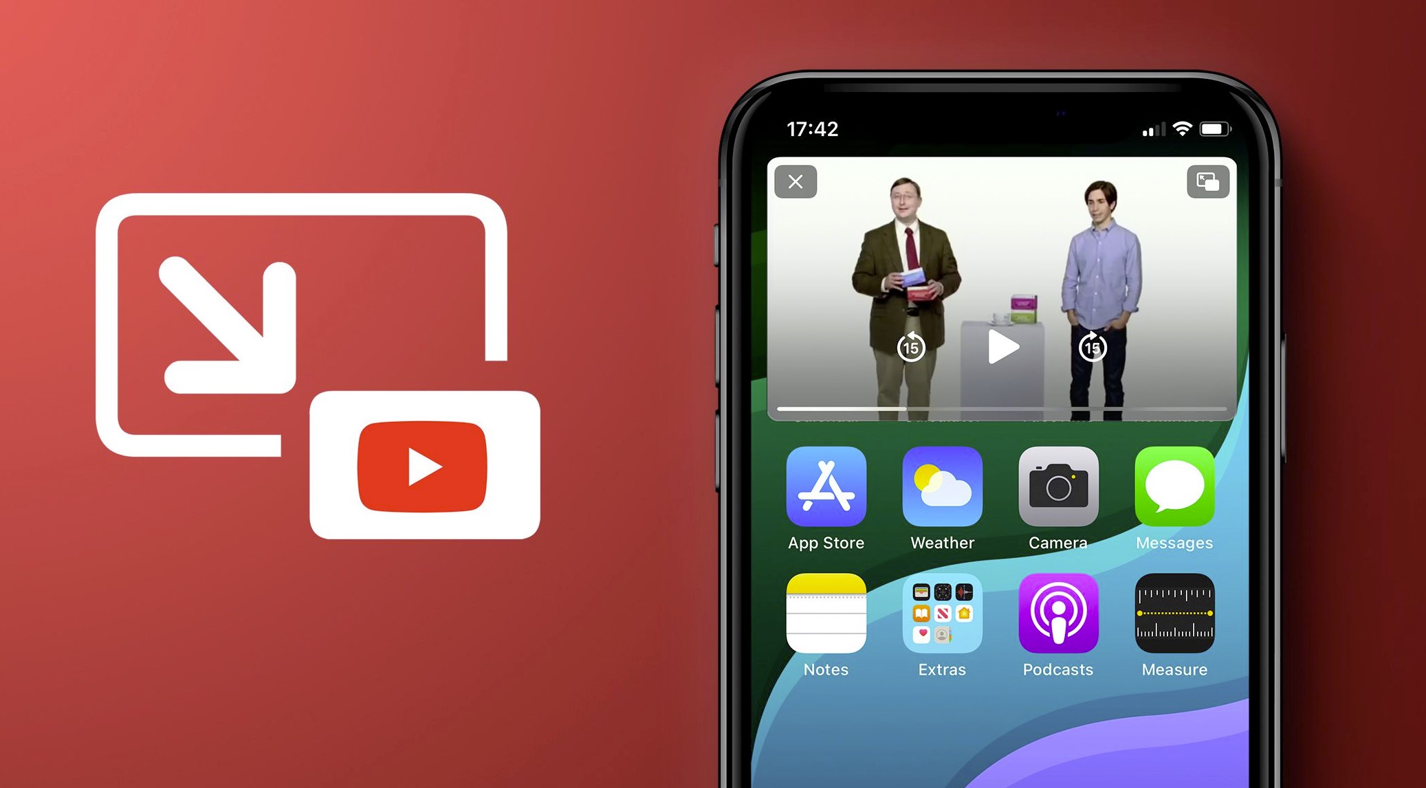 The picture-in-picture mode on YouTube is now available to more iPhone and iPad users