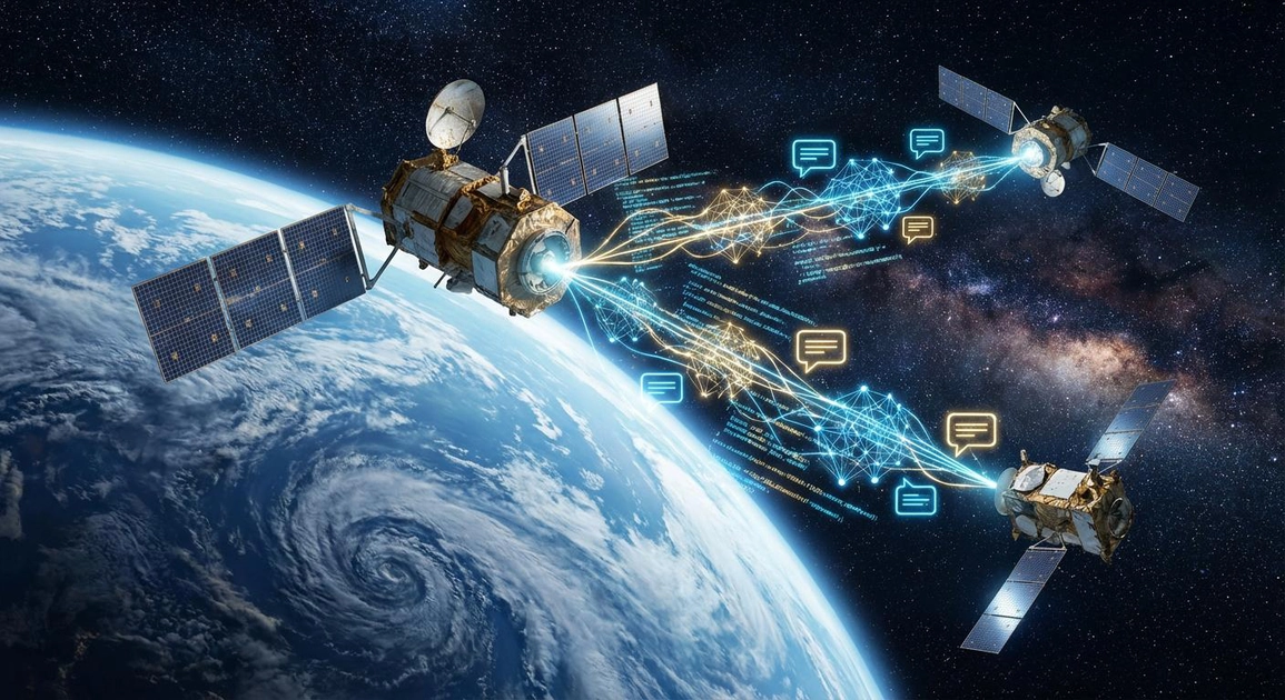 Супутник на орбіті Землі