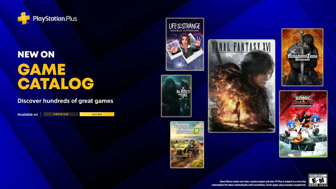 The June 2026 PS Plus Extra and Premium catalog additions, available from June 16.