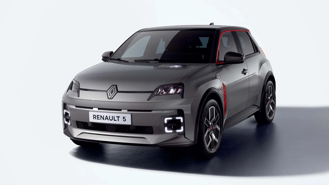 Renault 5 E-Tech 2027 у новому червоному кольорі