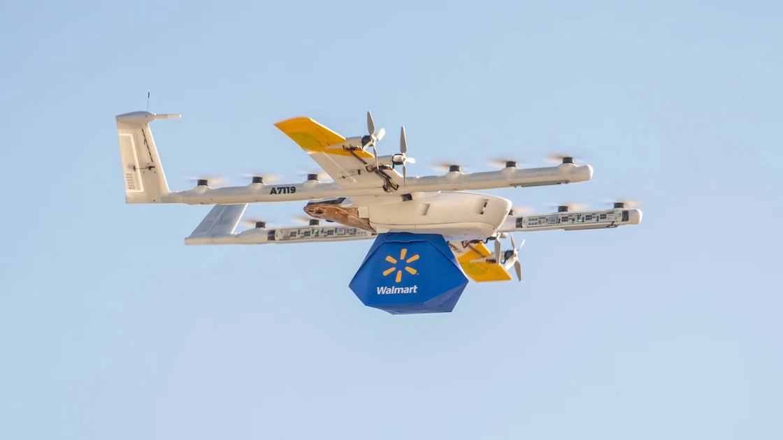 Wing drones deliver directly from Walmart: a new era in shopping