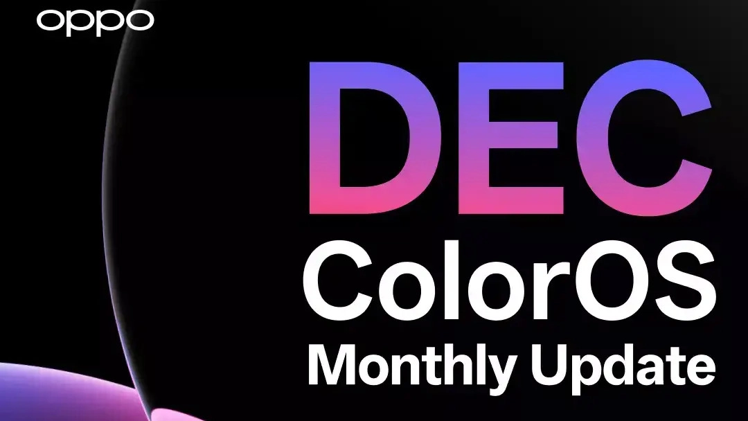 Banner from OPPO: Discover what new features the December ColorOS update will bring