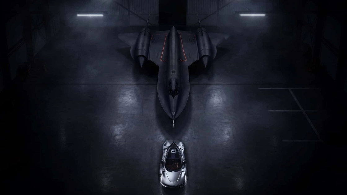 Суперкар Hennessey Blackbird чорного кольору