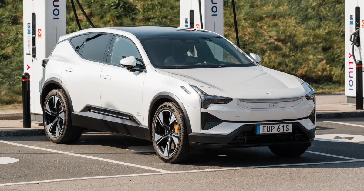 Test drive Polestar 3: Charging at an IONITY station