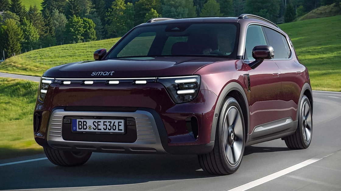 Електричний кросовер Smart 5 Premium AWD у русі