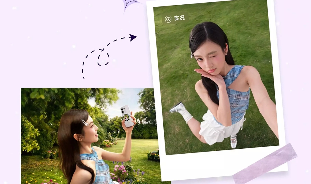 L'Oppo Bubble se fixe magnétiquement à l'arrière du smartphone.