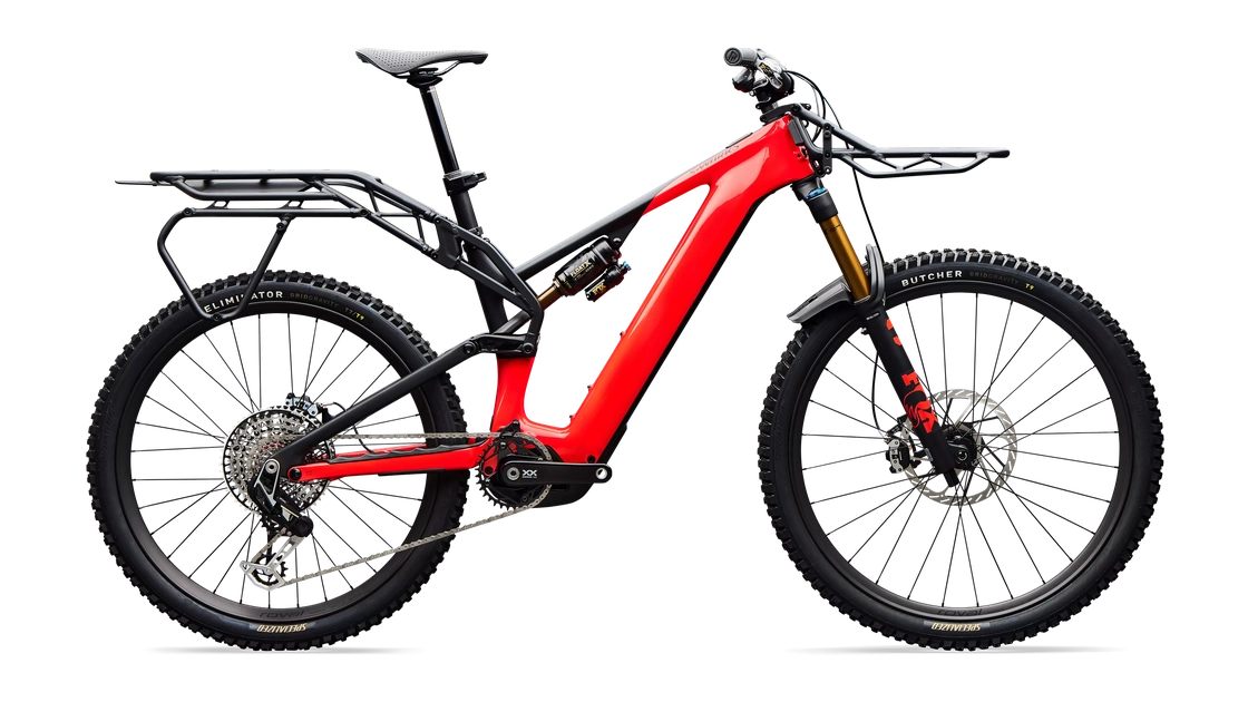 Електровелосипед Specialized Levo 4 X у червоному кольорі