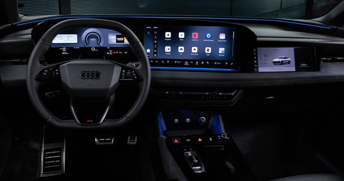 Audi integrates EasyPark and ryd apps for parking, charging, and refueling