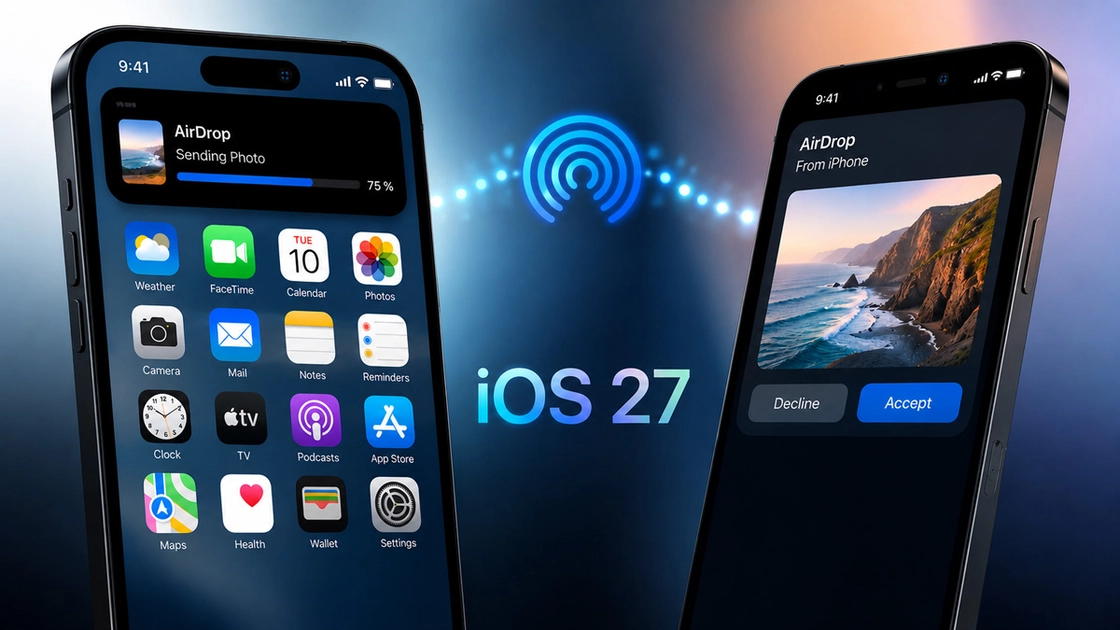 Тестування швидкості AirDrop на смартфонах iPhone