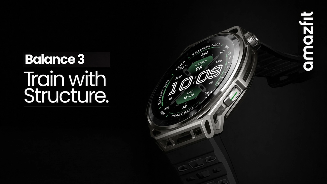 Розумний годинник Amazfit Balance 3 з круглим екраном