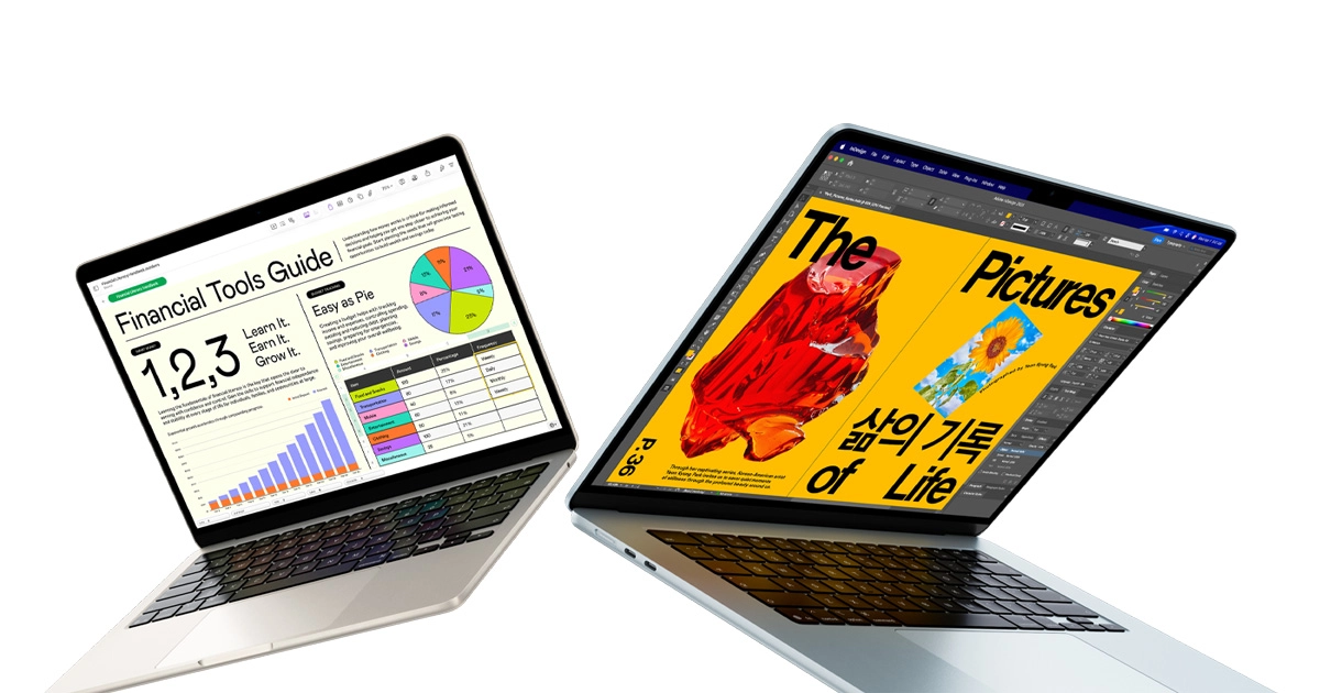 Nouveau MacBook Air M5 en quatre couleurs