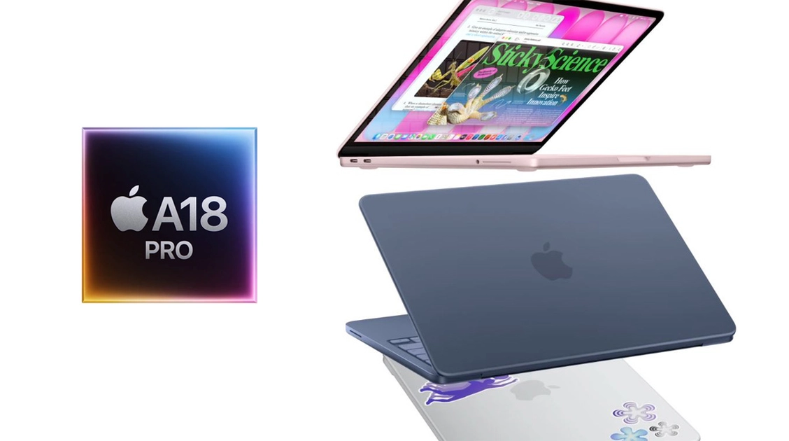 Новий MacBook Neo на робочому столі