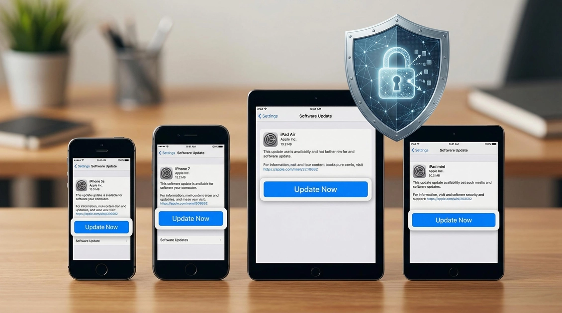 Сучасна лінійка смартфонів iPhone на кольоровому фоні