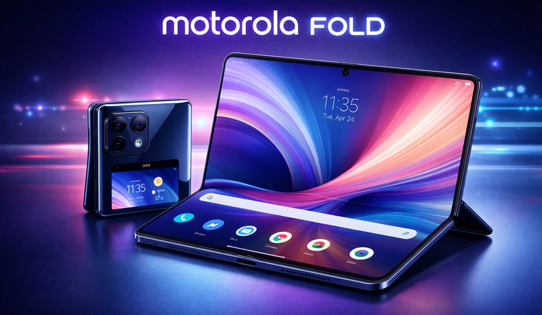 A new look at the folding smartphone: concept of Motorola Razr Fold