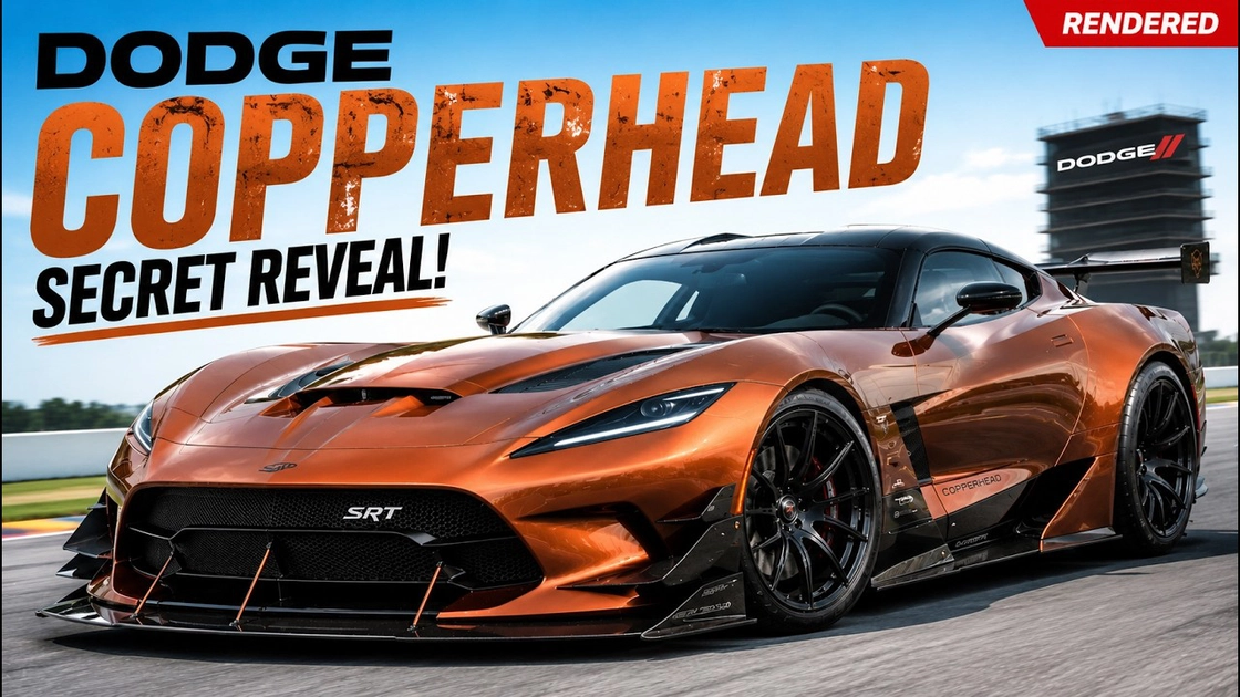 Концепт Dodge Copperhead помаранчевого кольору