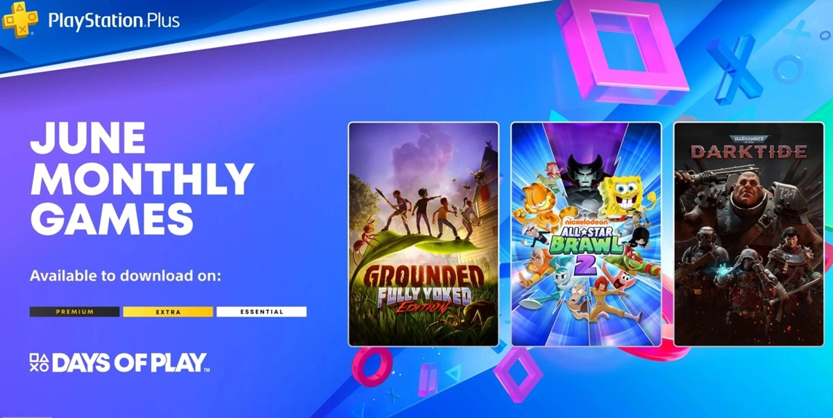 PlayStation Plus juin 2026 : Grounded, Darktide et Nickelodeon au programme