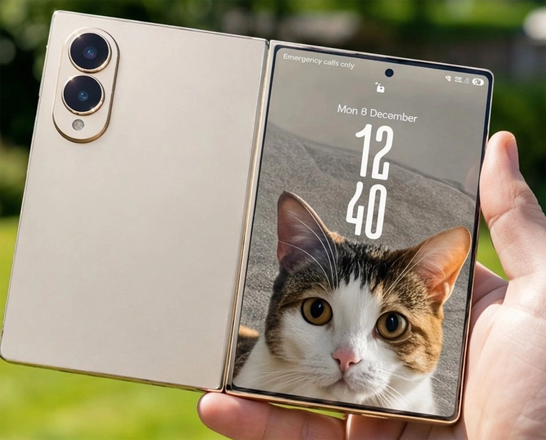 Рендер нового смартфона Samsung Galaxy Z Fold8 Wide