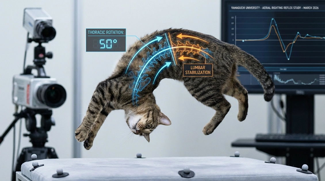 Decoding the Cat's Mid-Air Magic: A Biomechanical Spin on Landing Safely